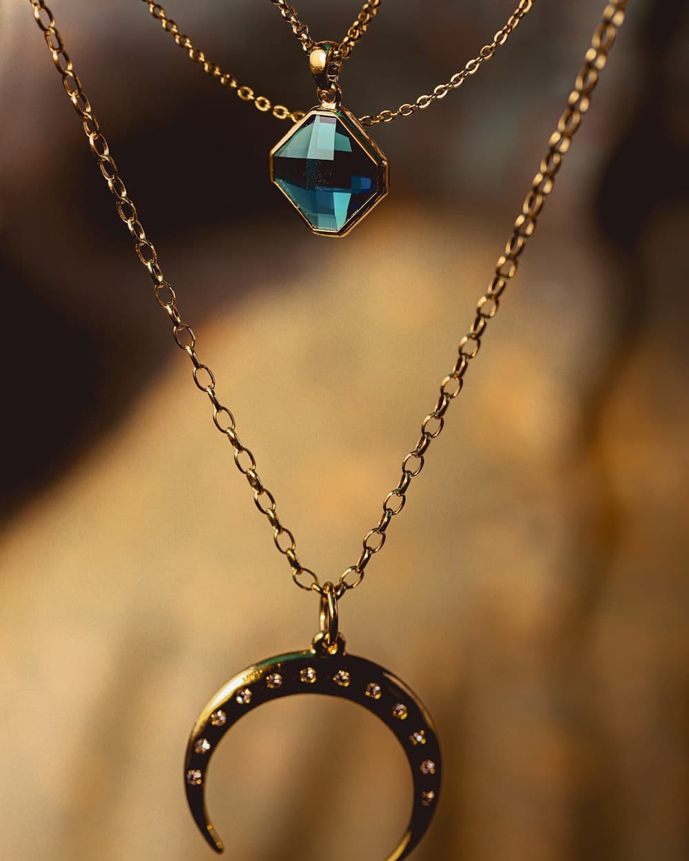 Champakali Flower Pendant Necklace in 925 Silver