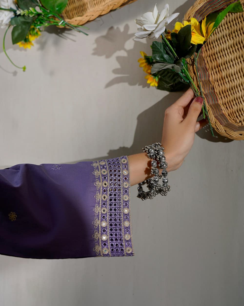 Fine Cuban Bracelet worn on wrist