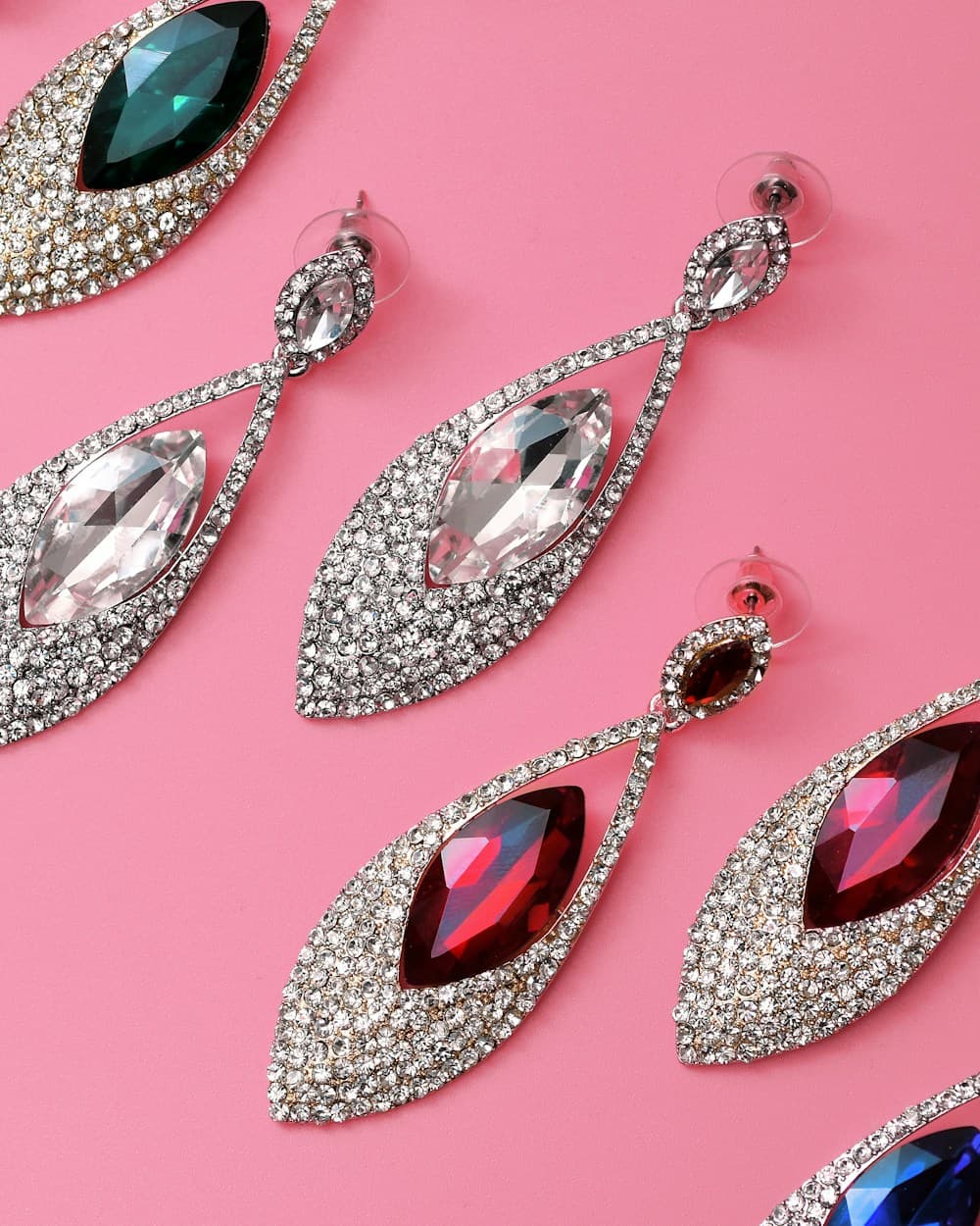 Kali Drop Earrings in 925 Silver