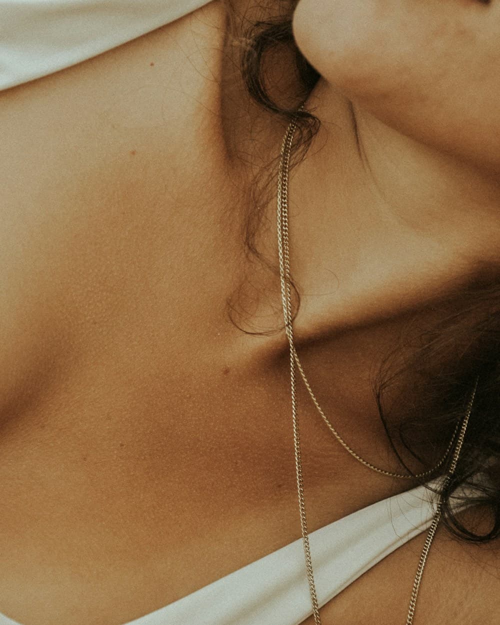 Layered Chain Necklace worn